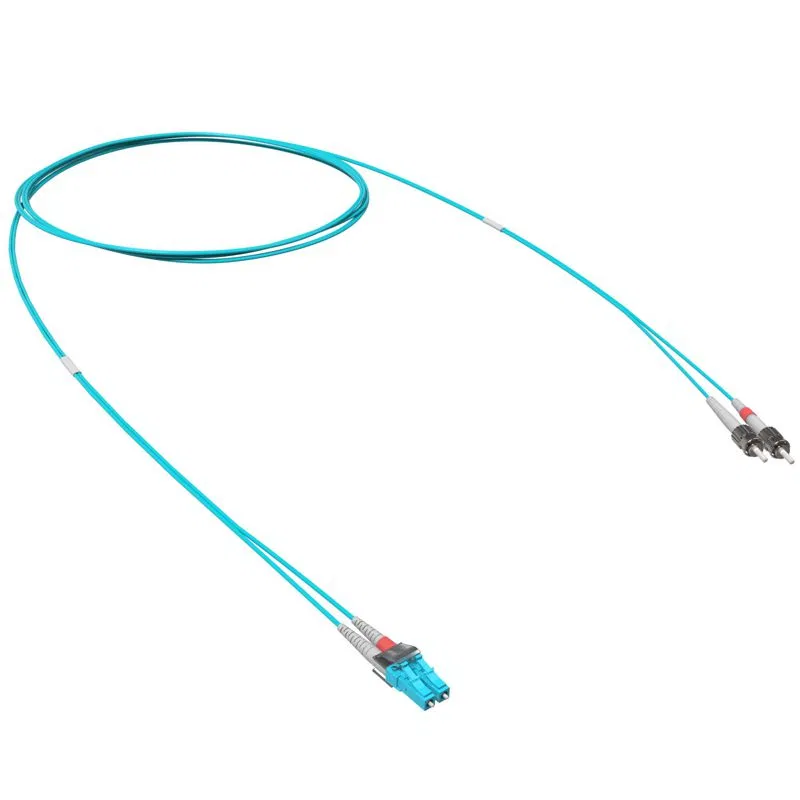 Шнур оптический коммутационный переходной Duplex LC-UPC/ST-UPC 50/125 OM3 10м DKC RNPC53DSL10