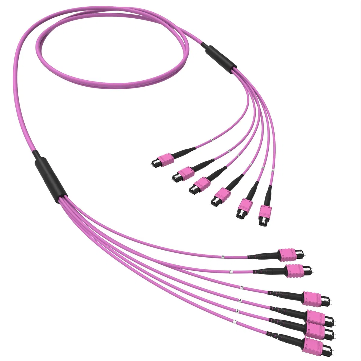 Оптическая магистральная сборка 72 ОВ 50/125 OM4, 6xMTP PRO(12)m/6xMTP PRO(12)m, тип В, 30 м RNTMM6X12430 DKC