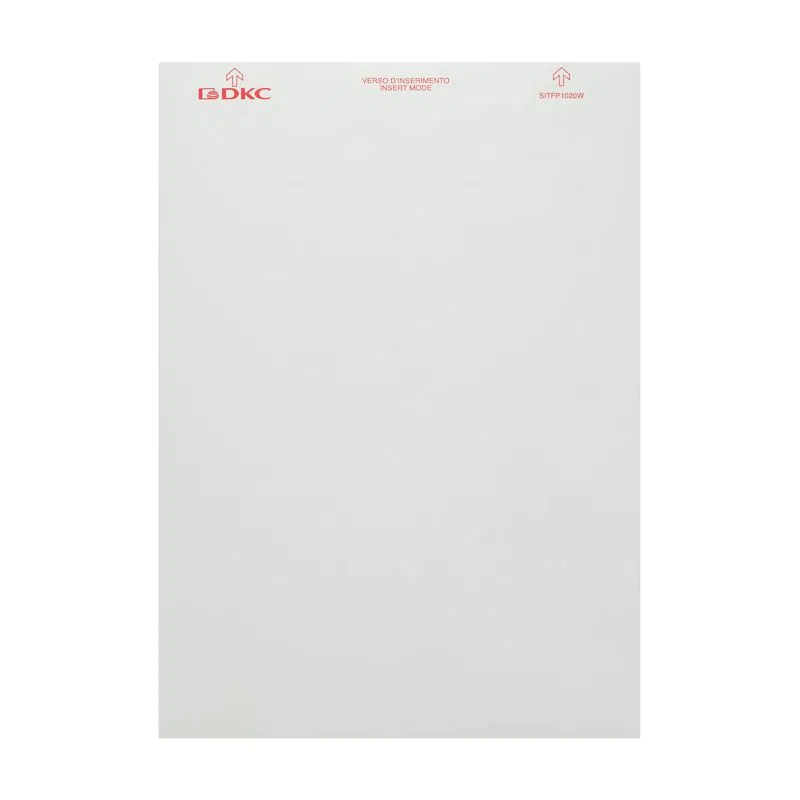 Табличка маркировочная 10х20 бел. (уп.1680шт) DKC SITFP1020W