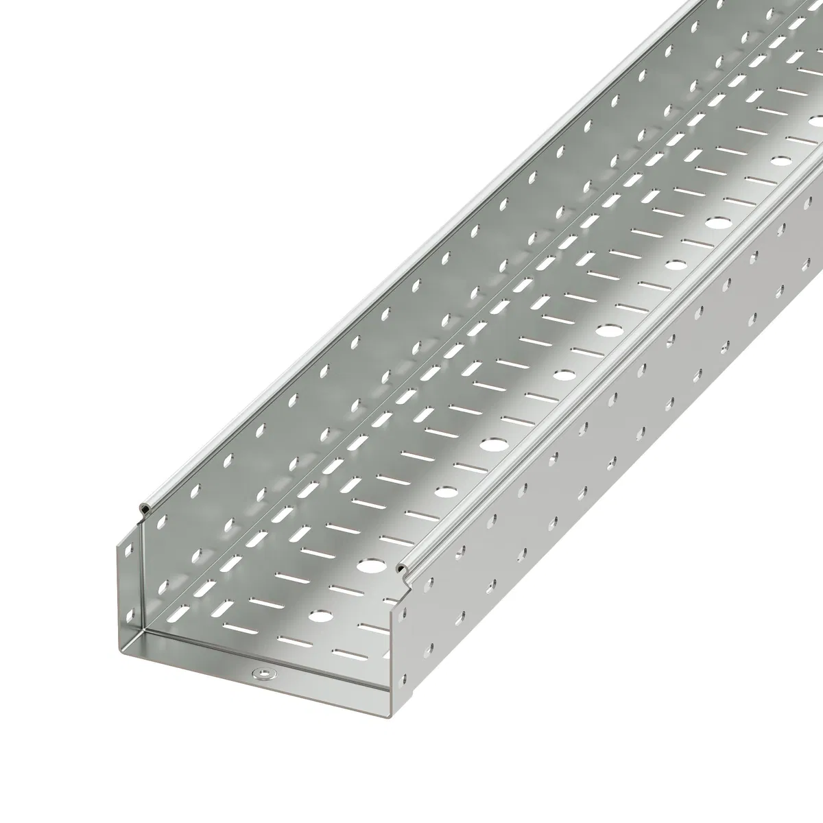 Лоток перфорированный 300x100х3000, 2мм, горячеоцинкованный SPH30130HDZ DKC