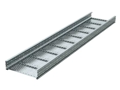 Лоток листовой перфорированный 1000х150 L6000 сталь 2мм тяжелый (лонжерон) DKC USH650