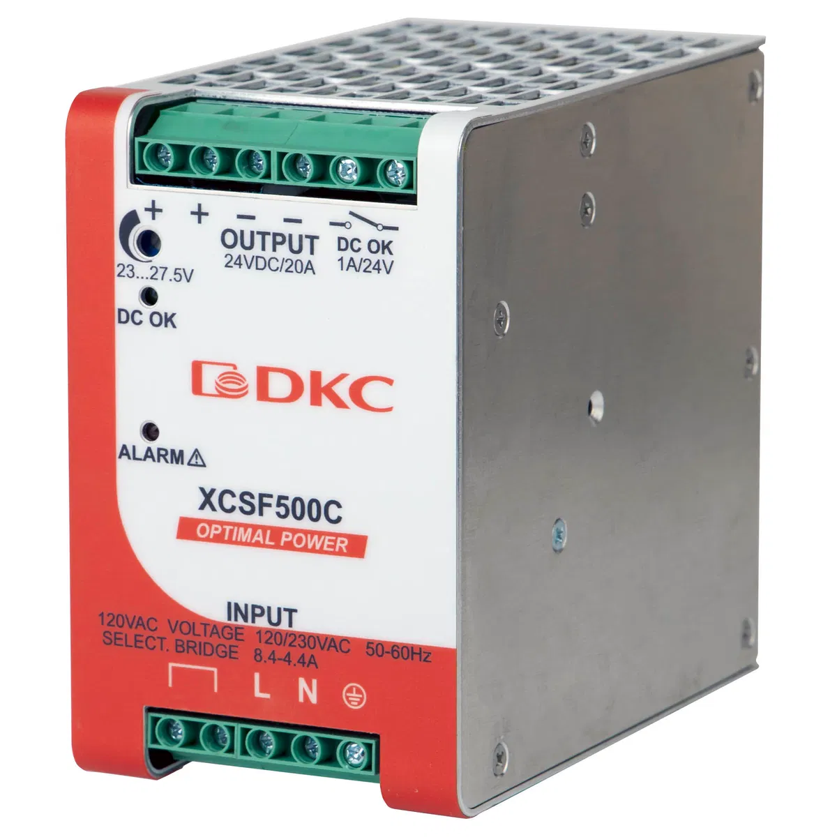 Источник питания "OPTIMAL POWER", однофазный, 500Вт, 20А, 24В, с ORing диодом XCSF500C DKC