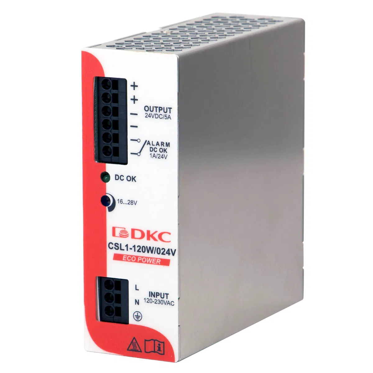 "ECO POWER" power supply, single-phase, 120W, 5A, 24V