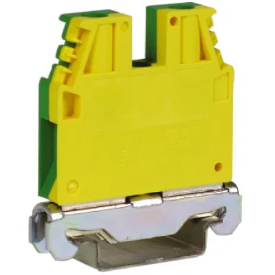TEC.6/O, зажим для заземления желт.зелен 6 кв.мм (замена на TUR-6-PE) ZTO120 DKC