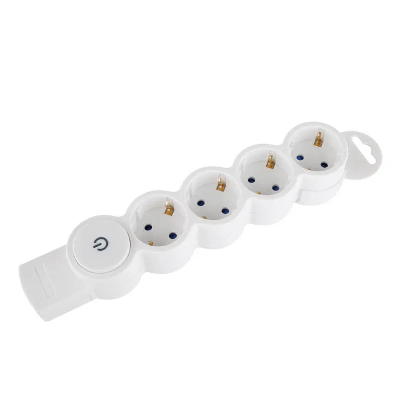 Socket block 4 outlets with earth with switch Quick Fix (quick connection) 3680W Duwi 32021 2