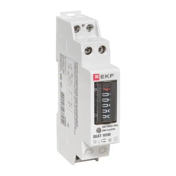 Счетчик SKAT 101М/1-5(40) SDM 1ф 5-40А модульный без поверки EKF 10105M