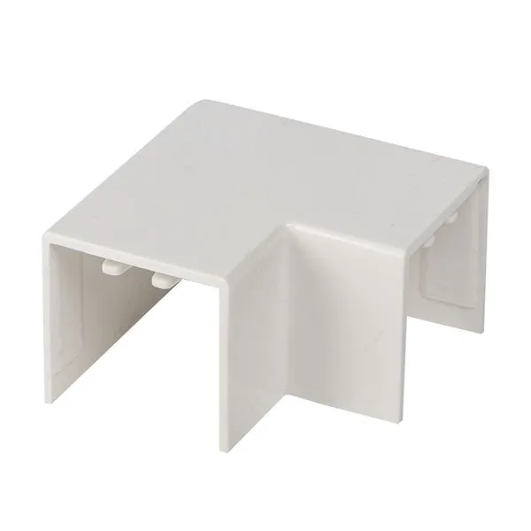 Поворот 90 гр. (25x25) (4 шт) белый EKF-Plast abw-25-25x4 EKF