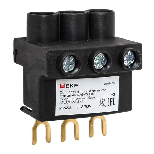 Соединительный блок АПД/GV2 EKF apd-cb