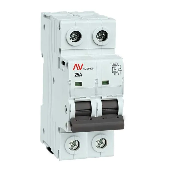 Выключатель нагрузки AVN 2P 25A AVERES EKF avn-2-25-av