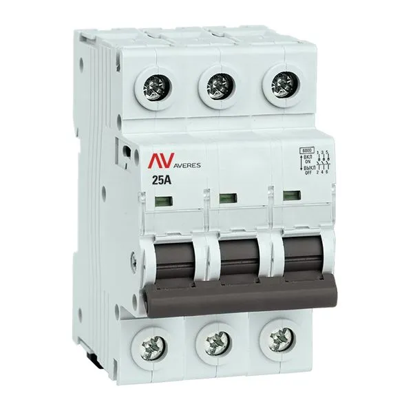 Выключатель нагрузки AVN 3P 25A AVERES EKF avn-3-25-av