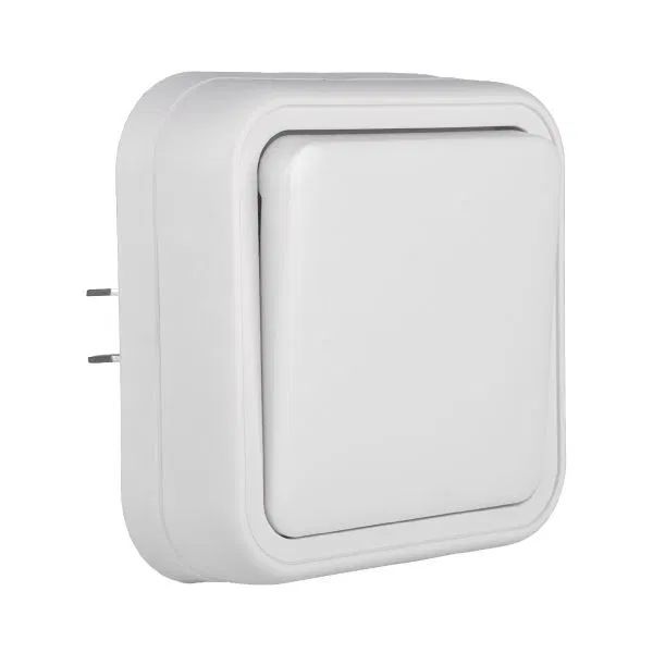 Выключатель 1-кл. СП Бронто 10А IP55 автоматические клеммы бел. EKF BT2-SWW-10