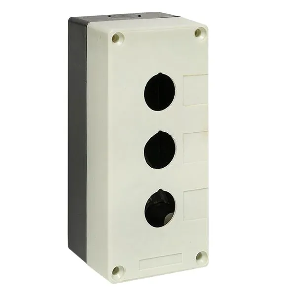 Корпус КП103 пластиковый 3 кнопки белый EKF PROxima cpb-103-w