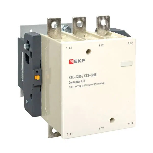 Контактор КТЭ 265А кат. 380В AC 1НО EKF ctr-b-265-380