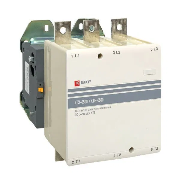 Контактор КТЭ 500А кат. 380В AC 1НО EKF ctr-b-500-380