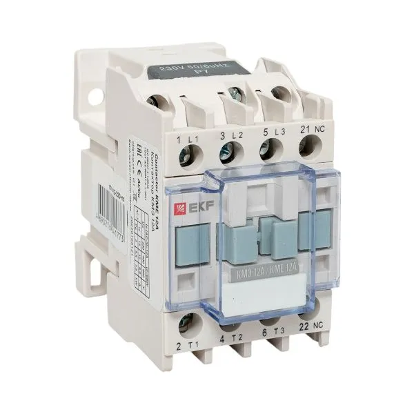 Контактор КМЭ малогабаритный 12А 220В 1NC EKF PROxima ctr-s-12-220-nc