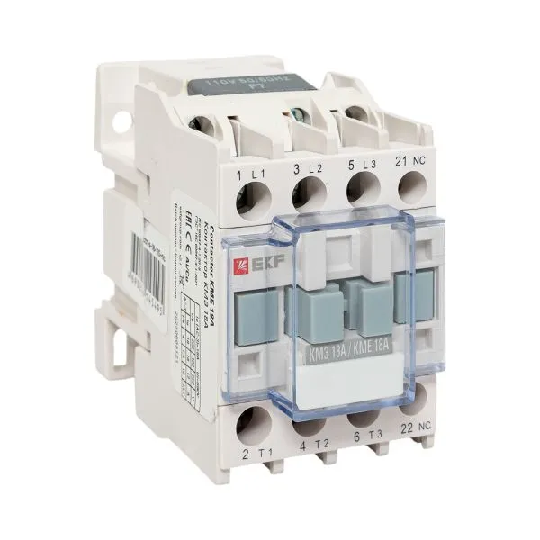 Контактор КМЭ малогабаритный 18А 110В 1NC EKF PROxima ctr-s-18-110-nc