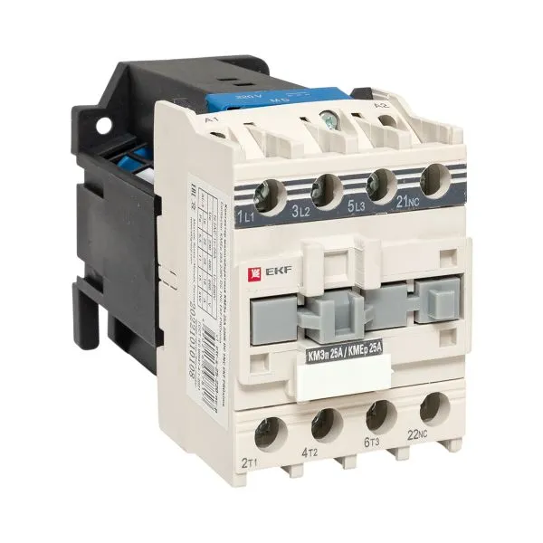 Контактор КМЭп малогабаритный 25А 220В DC 1NC EKF PROxima ctr-s-25-220-nc-p
