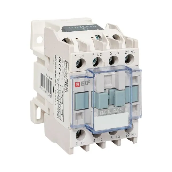Контактор КМЭ малогабаритный 9А 110В 1NC EKF PROxima ctr-s-9-110-nc