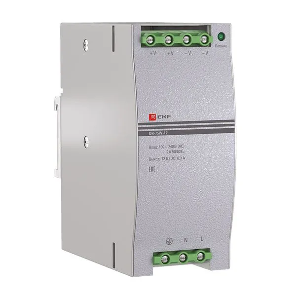 Power supply 12V DR-75W-12 EKF PROxima dr-75w-12