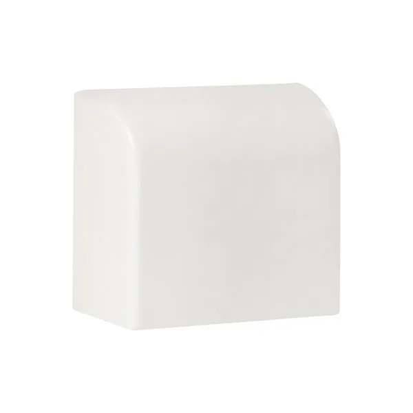 Заглушка (40x25) (4 шт) белая EKF-Plast ecw-40-25x4 EKF