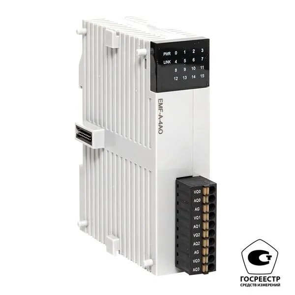 Модуль аналогового вывода EMF 4 PRO-Logic EKF (с поверкой) EMF-A-4AO-V
