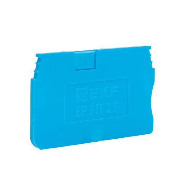 End plate for 2.5 Push-in blue EP-PIT-2.5-b EKF