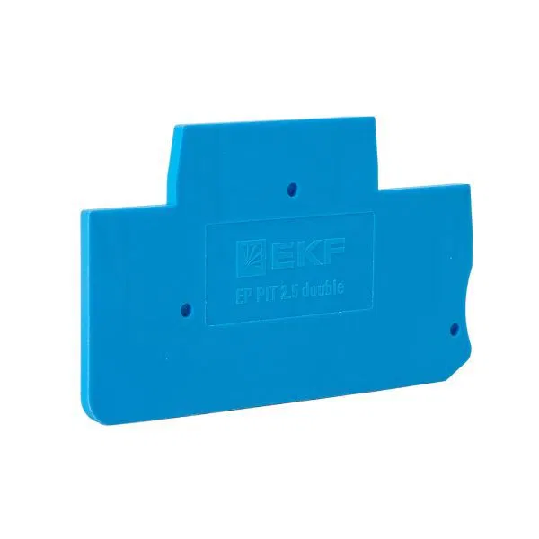 2.5 Push-in 双层弹簧式插座盖板，蓝色 EP-PIT-2.5-double-b EKF