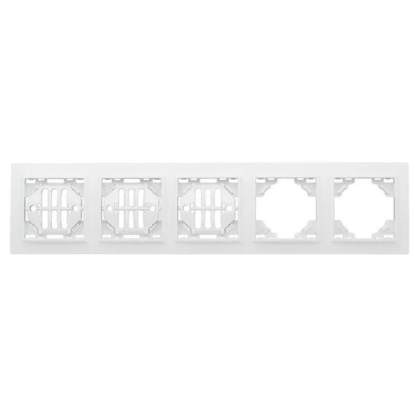 Frame 5-gang horizontal Minsk white EKF ERM-G-305-10