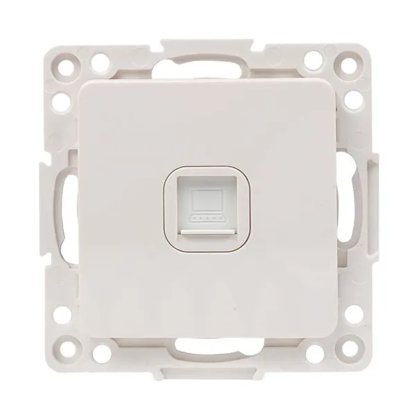 Стокгольм Механизм Розетки RJ-45 1-местной белый EKF EYK01-035-10
