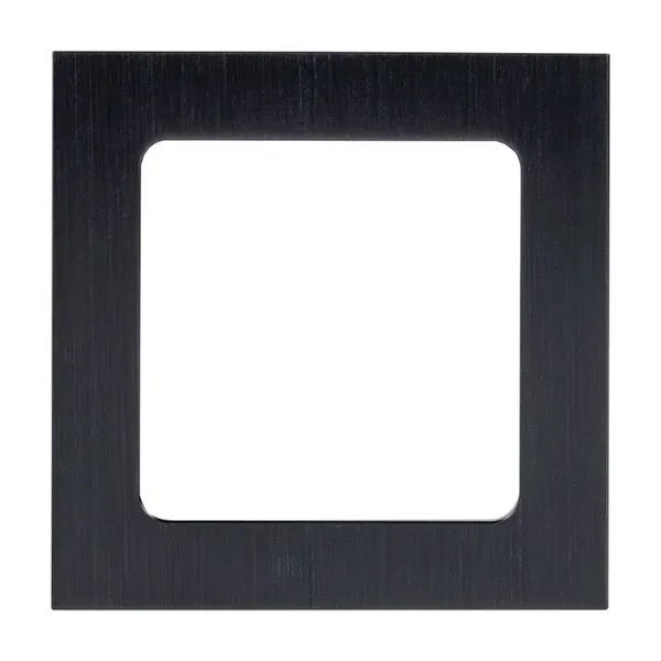 Stockholm Frame 1-gang metal black EKF EZM-G-302-10