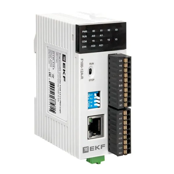 Программируемый контроллер F100 12 в/в PRO-Logic EKF (без поверки) F100-12A-R