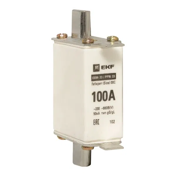 Fuse Link PPN-33 100/100A Size 00C EKF fus-33/100