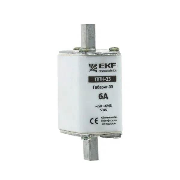 Плавкая вставка ППН-33 160/10А габарит 00 EKF fus-33/160/10