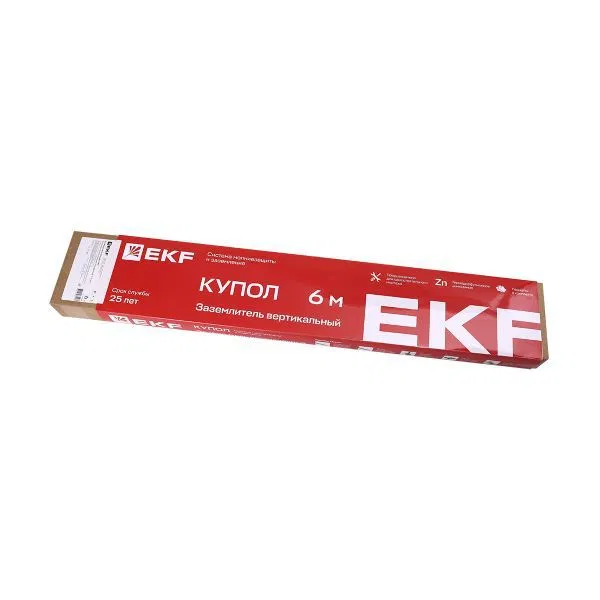 Vertical couplingless earth electrode 6 m (6x1000 mm) TDZ EKF gc-28600
