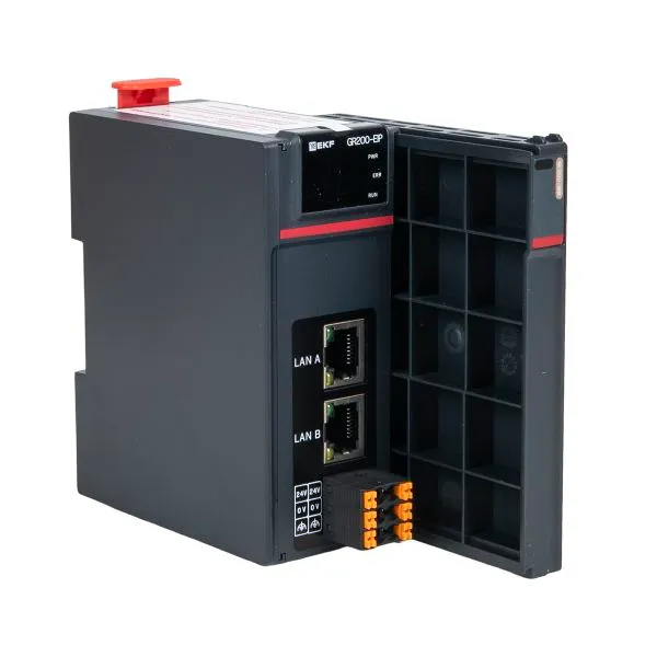 Модуль сетевой удалённого расширения ввода и вывода EtherNET IP GR200-EIP D-CARD EKF GR200-EIP-DCD