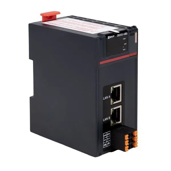 Модуль сетевой удаленного расширения ввода и вывода Modbus TCP GR200-MBS D-CARD EKF GR200-MBS-DCD