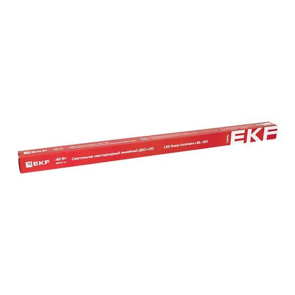 线性LED灯 DBO-120 黑色 48W 6500K 1180x65x70 IP20 LUMA EKF LBL-120-48-B-6500
