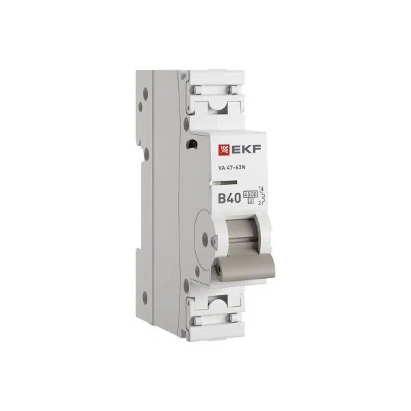 Автоматический выключатель ВА 47-63N 1P 40А (В) 4,5 кА PROXIMA EKF M634140B