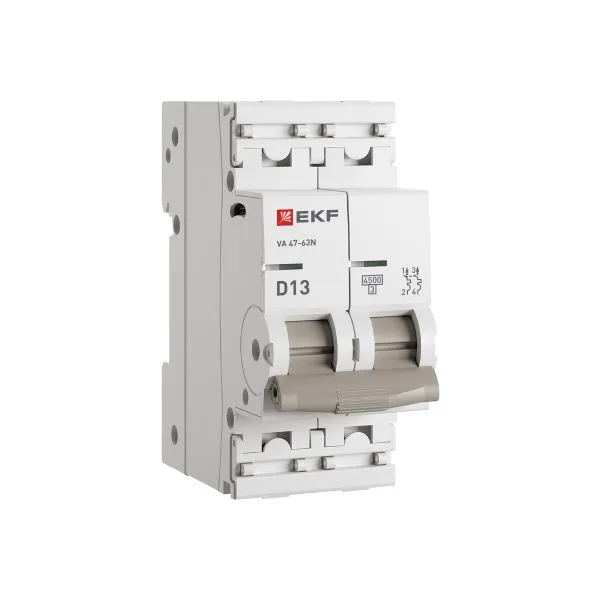Circuit breaker VA 47-63N 2P 13A (D) 4.5 kA PROXIMA EKF M634213D