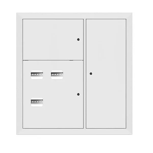 Щит этажный 3 кв. RAL9003 (1000x950x150) EKF Basic mb28-v-3-r9003