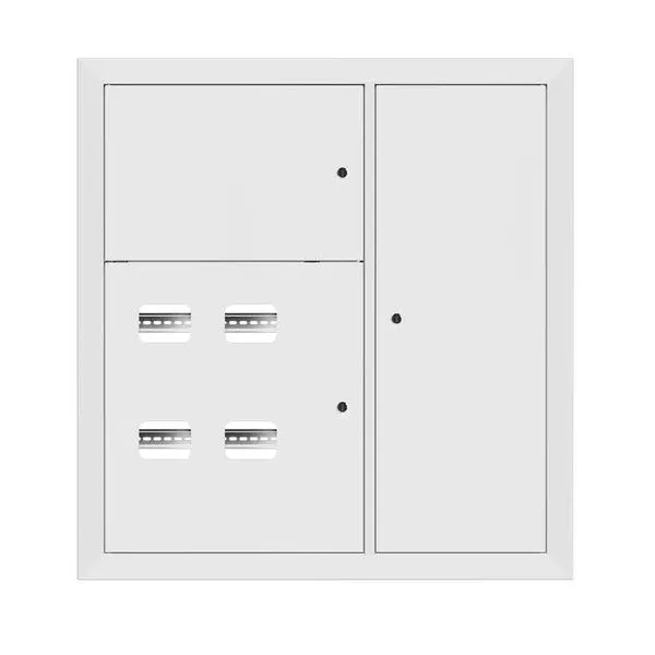 Щит этажный 4 кв. RAL9003 (1000x950x150) EKF Basic mb28-v-4-r9003