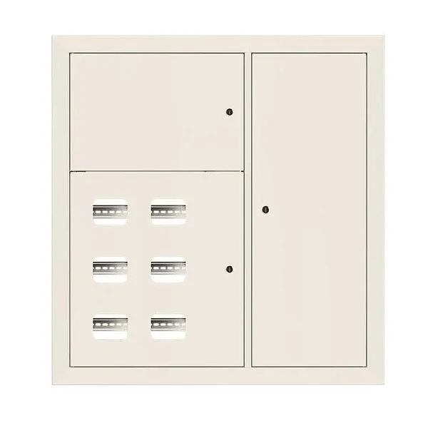 Щит этажный 6 кв. RAL9001 (1000x950x150) EKF Basic mb28-v-6-r9001