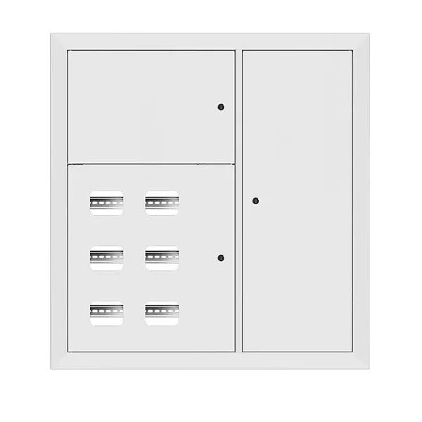 Щит этажный 6 кв. RAL9003 (1000x950x150) EKF Basic mb28-v-6-r9003