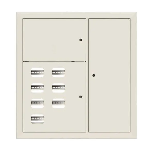 Floor distribution board 7 sq. RAL9001 (1000x950x150) EKF Basic mb28-v-7-r9001