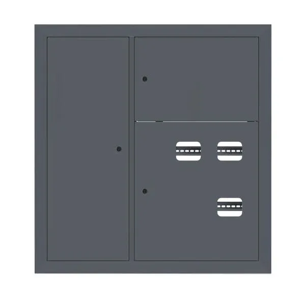 Floor distribution board 3 circuit low voltage left RAL7016 (1000x950x150) EKF PROxima mb29-v-3z-ral7016