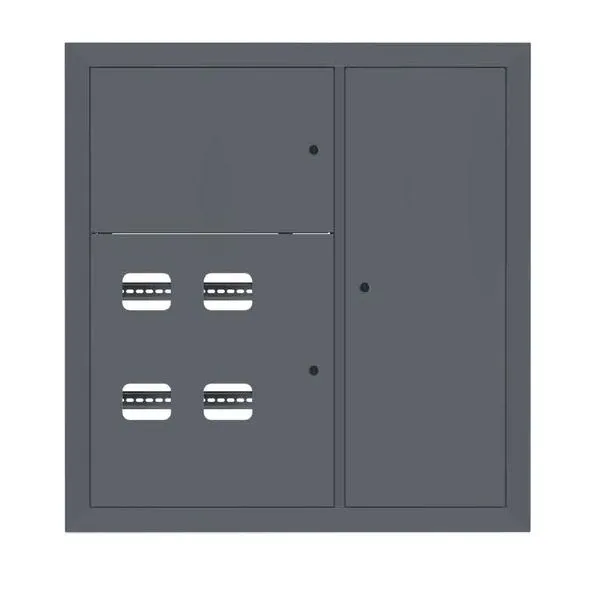 Щит этажный 4 кв. RAL7024 (1000x950x150) EKF PROxima mb29-v-4-ral7024