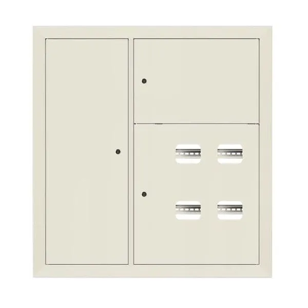 Щит этажный 4 кв. слаботочка слева RAL9002 (1000x950x150) EKF PROxima mb29-v-4z-ral9002