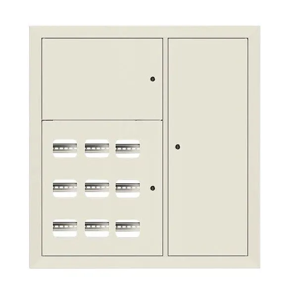 Щит этажный 9 кв. RAL9002 3 окна в ряд по гориз. (1000x950x150) EKF PROxima mb29-v-9-ral9002-1