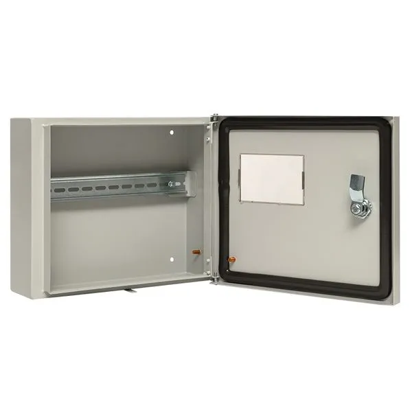 Surface-mounted meter box ЩУ-1/1-0 for DIN-rail meter (250x300x100) IP54 EKF Basic mb54-1E-bas