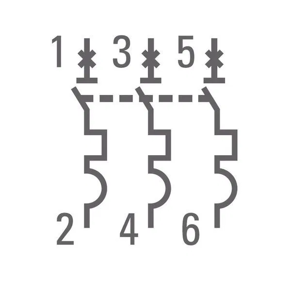 Автоматический выключатель ВА 47-63 3P 3А (C) 4,5kA EKF PROXIMA mcb4763-3-03C-pro